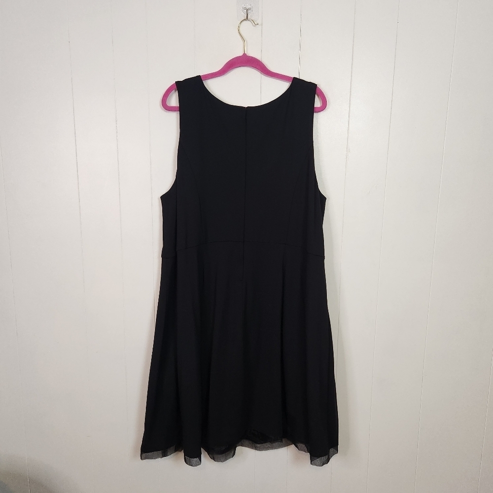 Love & Legend Black Goth Plus Size 22 Dress Lace Up Sleeveless Whimsigoth Grunge - Picture 6 of 11